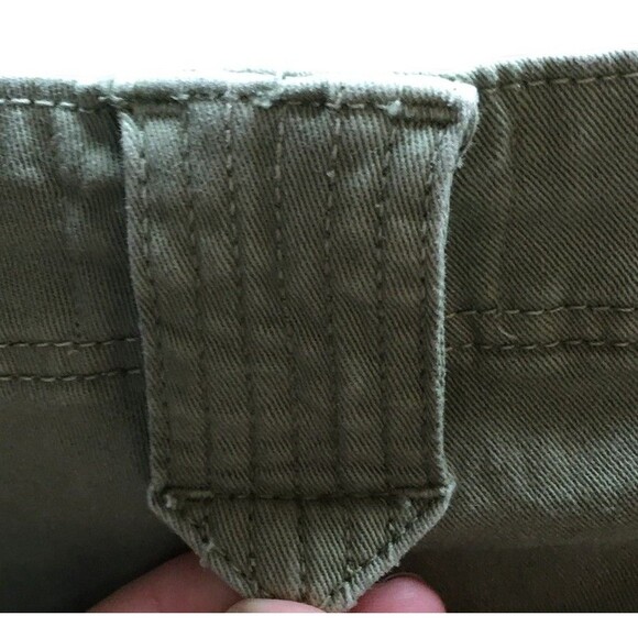 Frame Pants Women's Size 27 Green Tapered Leg Cotton Blend - Picture 5 of 8